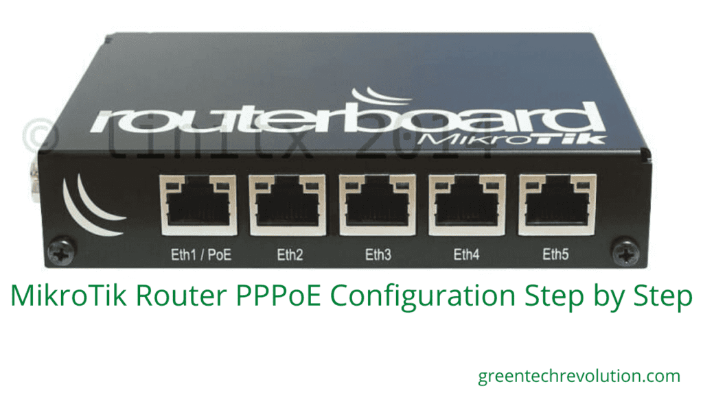 MikroTik Router PPPoE Configuration step by step