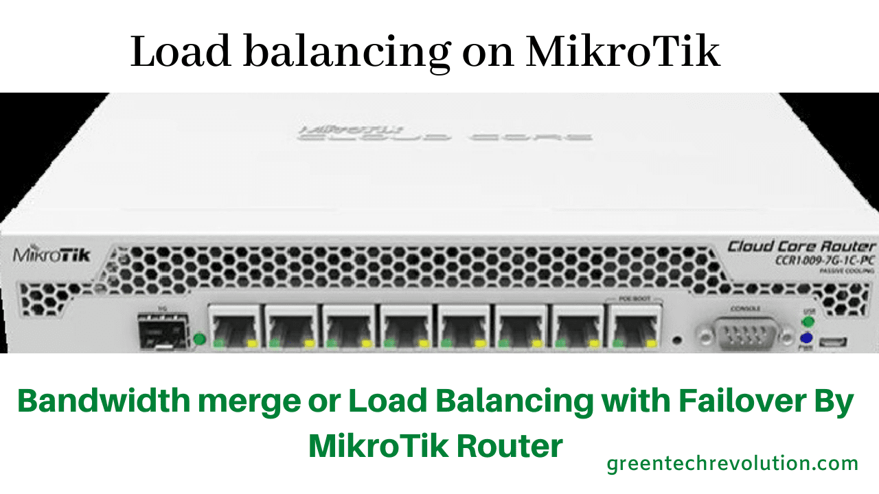 Load balancing on MikroTik