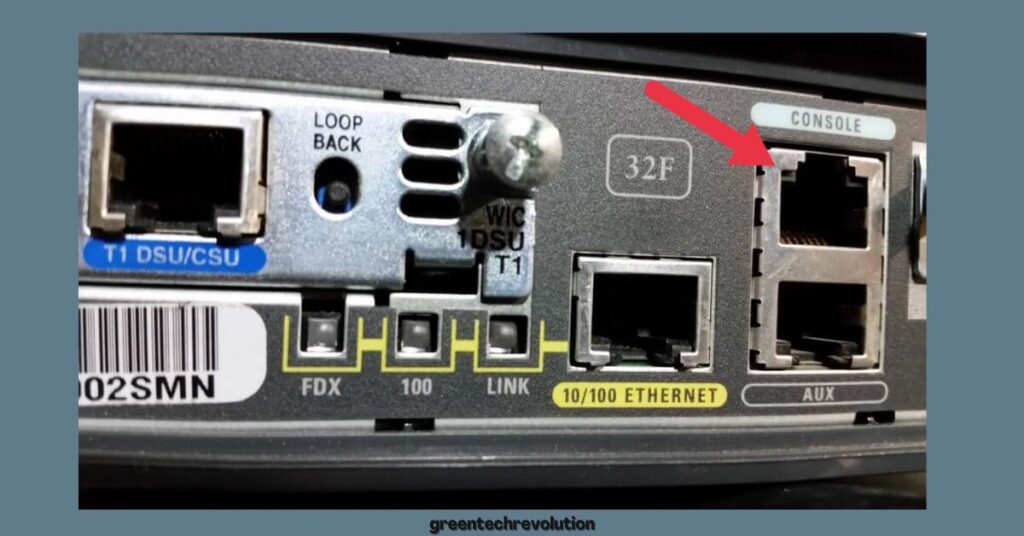 What is the management port on a router