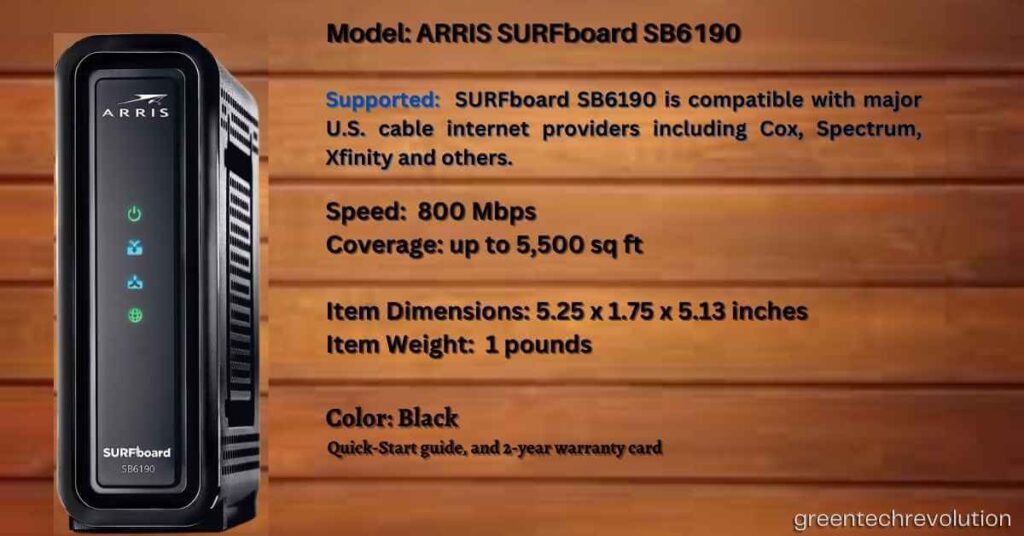 ARRIS SURFboard SB6190 Review
