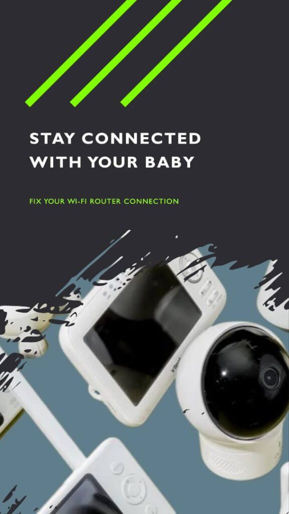 How to stop baby monitor interference with wifi